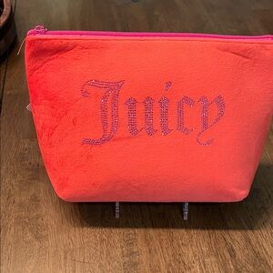 Juicy Couture Vibrant Orange Cosmetic Bag
